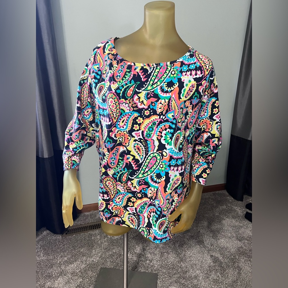 Talbots Paisley Women's Top